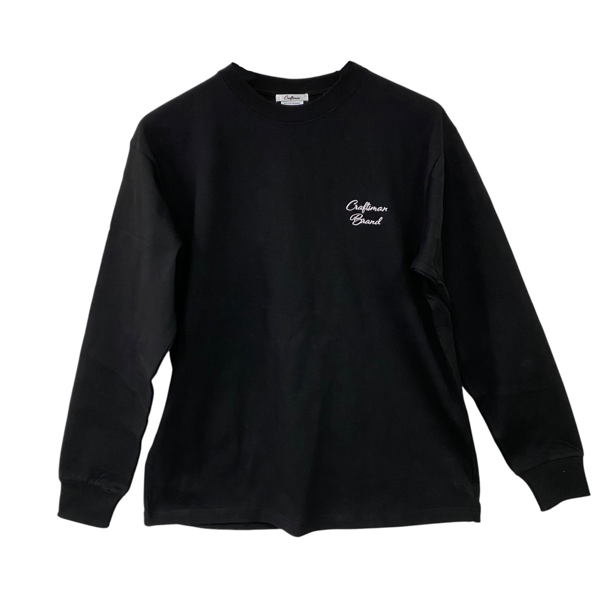 CRAFTSMAN BRAND / Long Sleeve T-shirts / USAコットン / 刺繍ロゴ / 2カラー